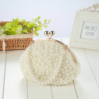 Fashion Wedding Pearl Clutch Purse